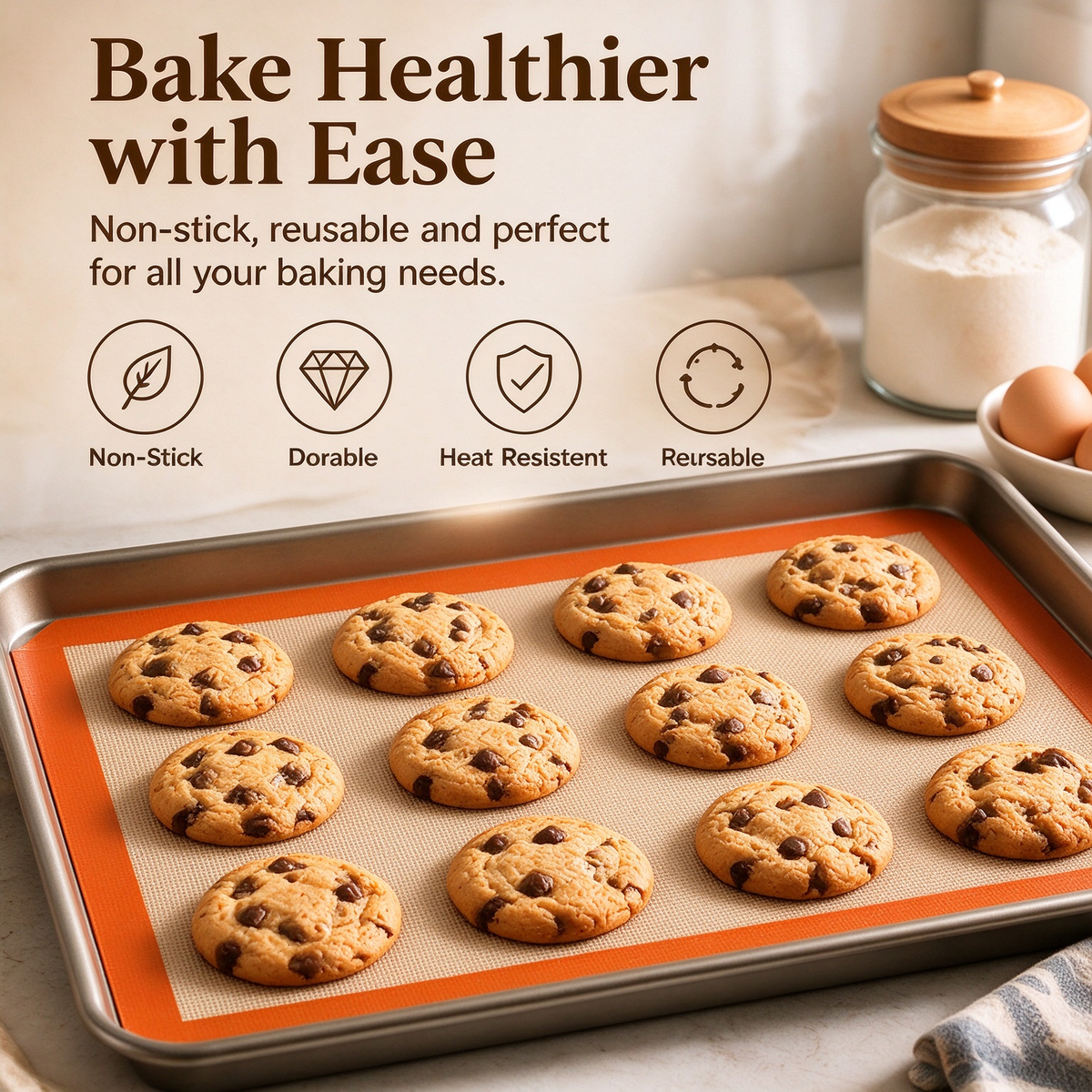 Reusable Silicone Baking Mat