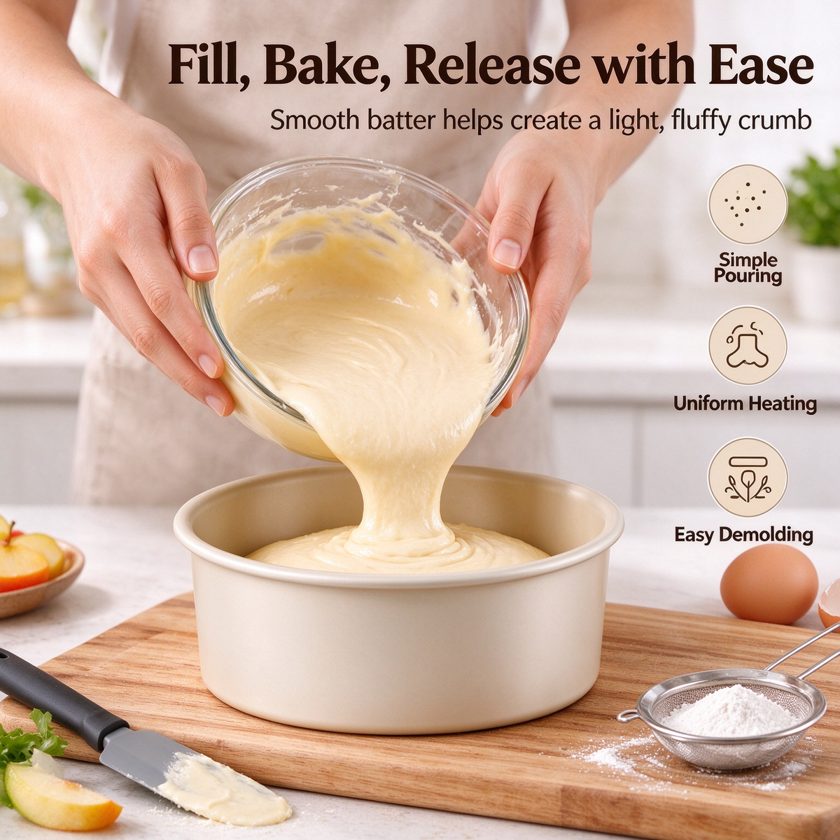 Premium Chiffon Cake Mold for Perfect Homemade Baking