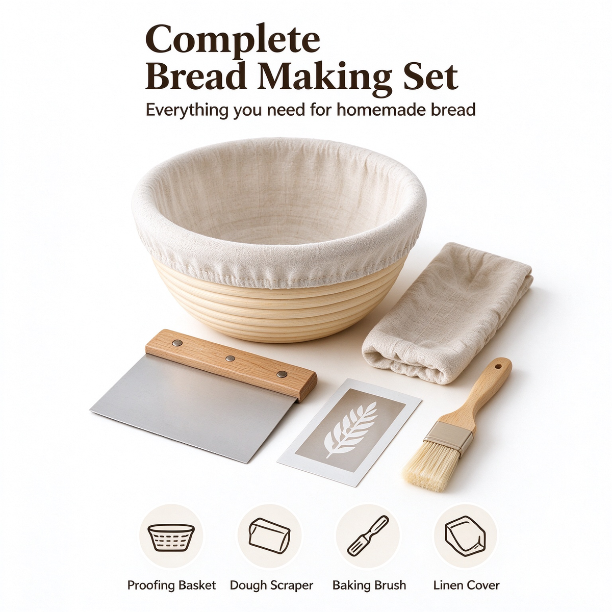 Natural Bread Proofing Basket