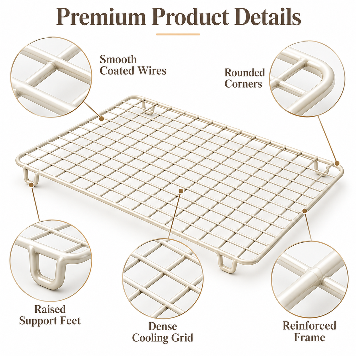 Multi Layer Cooling Rack for Baking